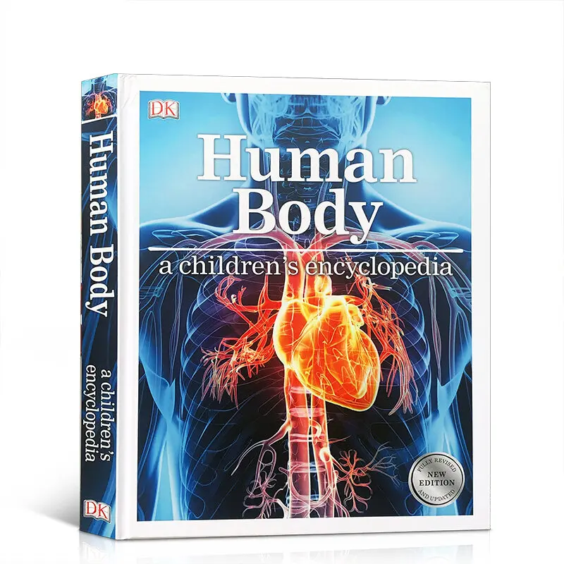 

Детская энциклопедия DK Human Body A, оригинальные детские книги из популярных науки