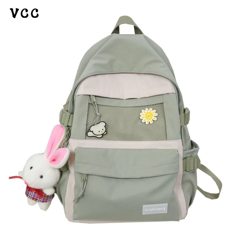 VCC Color Matching Mesh Small Standard School Bag College Style Large Capacity Travel Female Backpack Korean Backpack
VCC Color Matching Mesh Small Standard School Bag College Style Large Capacity Travel Female Backpack Korean Backpack