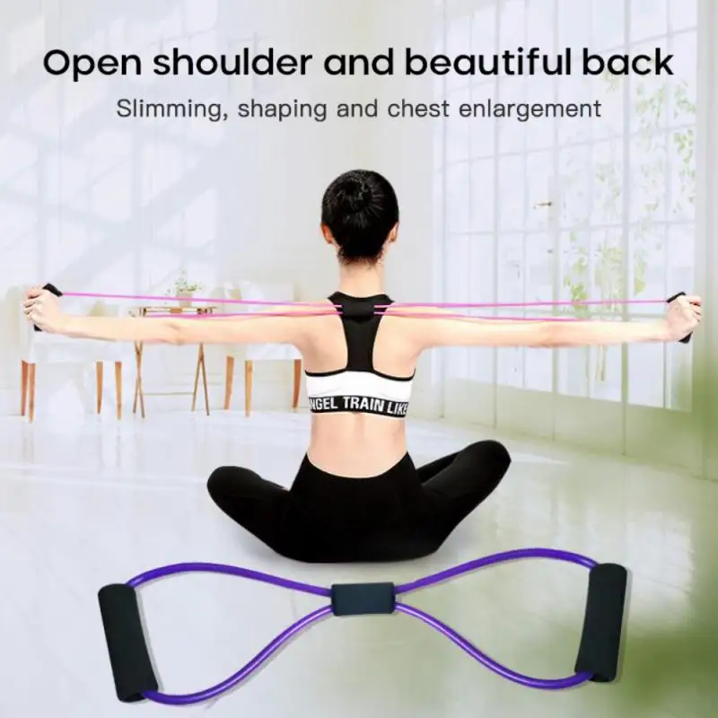 Yoga Resistance Exercise Bands Fitness Equipment Resistance 8 Word Chest Expander Rope Workout Muscle Rubber Bands Tension Rope
Yoga Resistance Exercise Bands Fitness Equipment Resistance 8 Word Chest Expander Rope Workout Muscle Rubber Bands Tension Rope