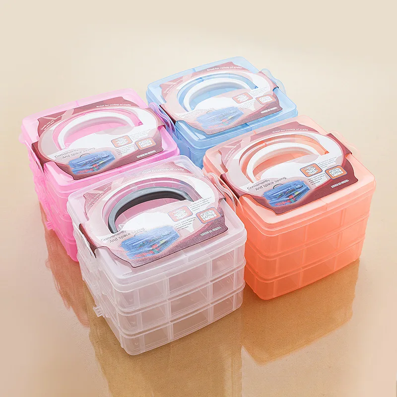 3 Layers 18 Compartments Clear Storage Box Container Jewelry Bead Organizer Case Rangement Cajas organizadoras Plastic box
3 Layers 18 Compartments Clear Storage Box Container Jewelry Bead Organizer Case Rangement Cajas organizadoras Plastic box