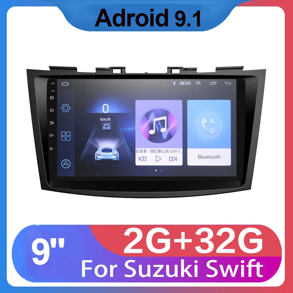 Автомобильный DVD-плеер 2 din, 9 дюймов, 2 Гб + 32 ГБ, Android 9,1, для Suzuki Swift 2011, 2012, 2013-2015, автомобильное стерео радио, GPS-навигация, BT, Wi-Fi, FM
Автомобильный DVD-плеер 2 din, 9 дюймов, 2 Гб + 32 ГБ, Android 9,1, для Suzuki Swift 2011, 2012, 2013-2015, автомобильное стерео радио, GPS-навигация, BT, Wi-Fi, FM