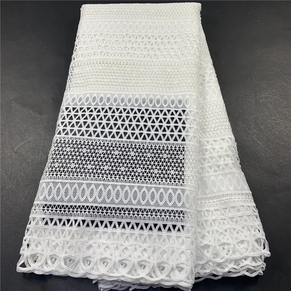 2021 High Quality African Lace Fabric Embroidery Swiss French Tulle Pure Cotton 5yards Wedding Party Dress Guipure Gown Lates
2021 High Quality African Lace Fabric Embroidery Swiss French Tulle Pure Cotton 5yards Wedding Party Dress Guipure Gown Lates