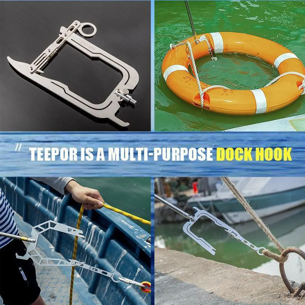 U Type Threader Boat Hook Threader Versatile Dock Hook Fishing Rod Stainless Steel Fishing Pole Reel Fishing Accessories
U Type Threader Boat Hook Threader Versatile Dock Hook Fishing Rod Stainless Steel Fishing Pole Reel Fishing Accessories