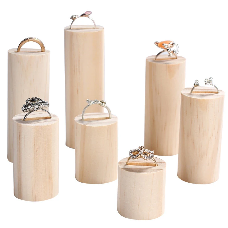 7 Pcs Wooden Ring Jewelry Display Rack Organizer Stand Cone Shape Holder Ring Display Stand Rack Showcase
7 Pcs Wooden Ring Jewelry Display Rack Organizer Stand Cone Shape Holder Ring Display Stand Rack Showcase