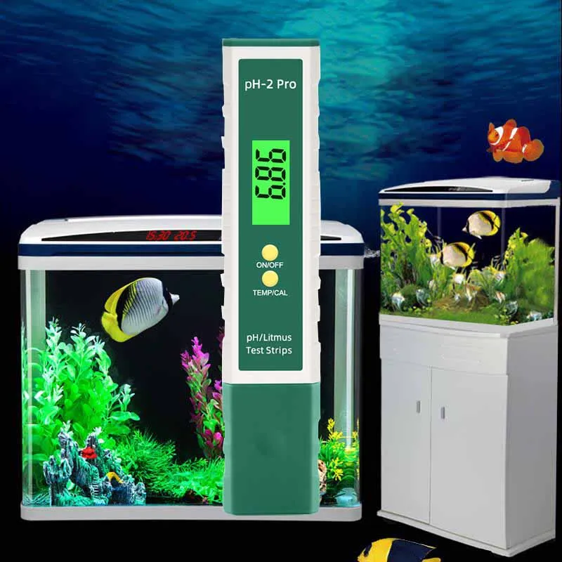 Fish Tank Digital LCD PH Meter Pen of Tester Accuracy 0.01 Temperature Aquarium Pool Water Purity Filter Automatic Calibration
Fish Tank Digital LCD PH Meter Pen of Tester Accuracy 0.01 Temperature Aquarium Pool Water Purity Filter Automatic Calibration