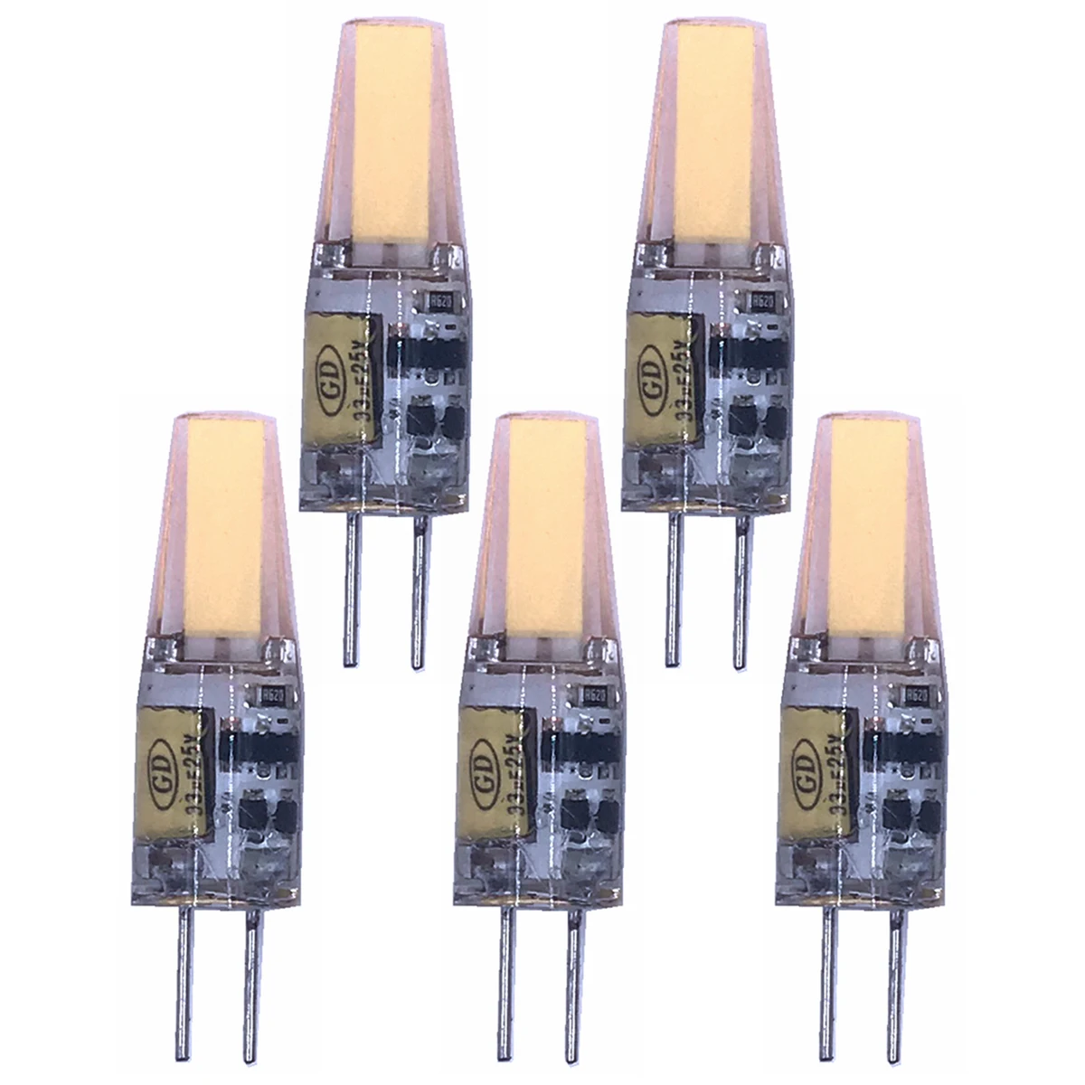 New 5 Pack / 10 Pack G4 LED Bulb 3W 1505 COB Silicone LED Light Bulb AC/DC 12V - 6000-6500K White Lights Replace Halogen
New 5 Pack / 10 Pack G4 LED Bulb 3W 1505 COB Silicone LED Light Bulb AC/DC 12V - 6000-6500K White Lights Replace Halogen