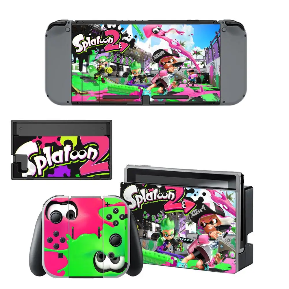 Splatoon 2 Screen Protector Sticker Skin for Nintendo Switch NS Console Dock Charger Stand Holder Joy-con Controller Vinyl
Splatoon 2 Screen Protector Sticker Skin for Nintendo Switch NS Console Dock Charger Stand Holder Joy-con Controller Vinyl