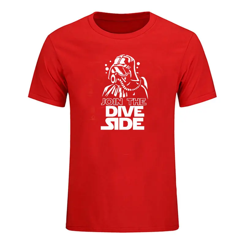 JOIN THE DIVE SIDE DARK Underwater Funny Printed T Shirt Summer Cotton Short Sleeve O-Neck Men's Clothing Brand Tee Plus Size
JOIN THE DIVE SIDE DARK Underwater Funny Printed T Shirt Summer Cotton Short Sleeve O-Neck Men's Clothing Brand Tee Plus Size