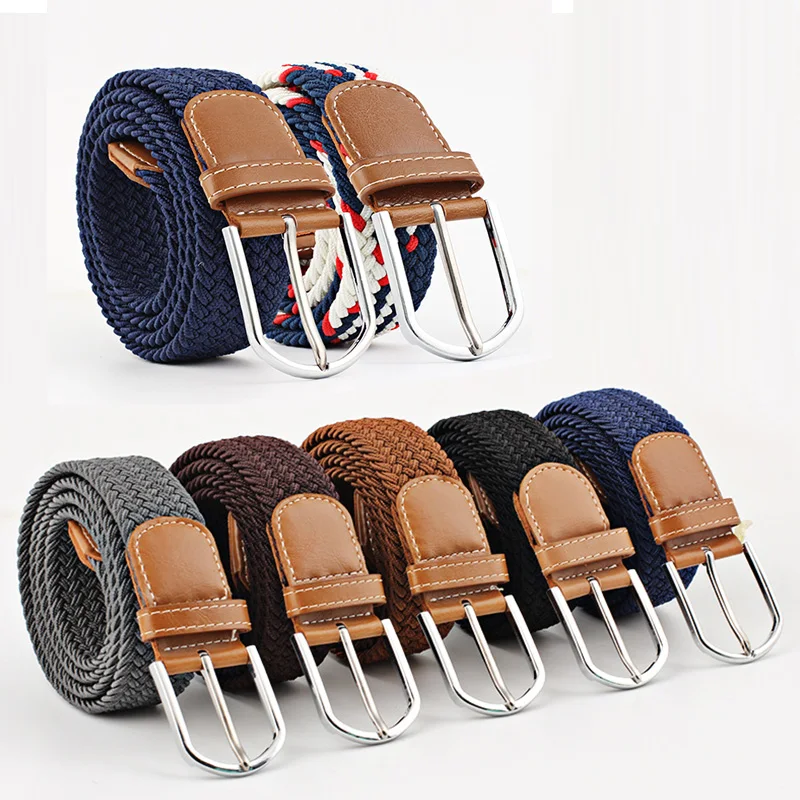 Hohe Qualitt Modische Elastische Leinwand Grtel fr Frauen Gestrickte Schnalle Verstellbaren Mnnlichen Jeans
Hohe Qualitt Modische Elastische Leinwand Grtel fr Frauen Gestrickte Schnalle Verstellbaren Mnnlichen Jeans