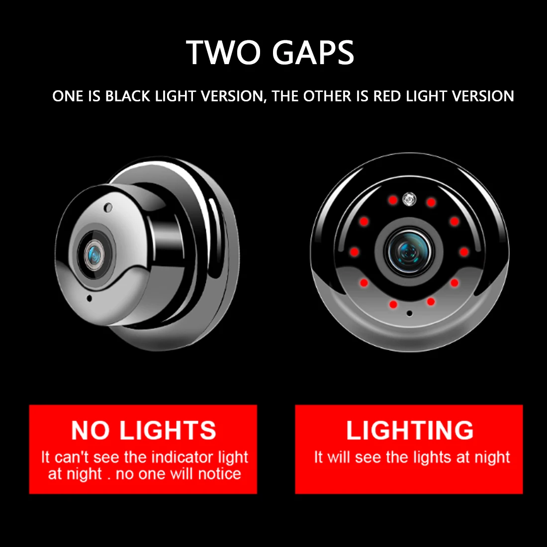 Mini Camera V380 Wifi Night Vision Motion Detection IP Wireless CCTV Infrared 2-Way Home Security Camcorders | Безопасность и