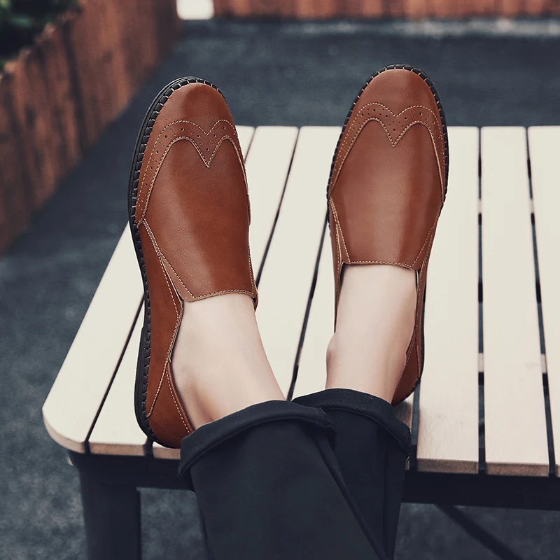 Men Black Casual Shoes Mens Shoes Casual Loafers Fashion Men Leather Man Shoe Hot Sneakers 2020 For Leisure Men's Sale Boots
Men Black Casual Shoes Mens Shoes Casual Loafers Fashion Men Leather Man Shoe Hot Sneakers 2020 For Leisure Men's Sale Boots