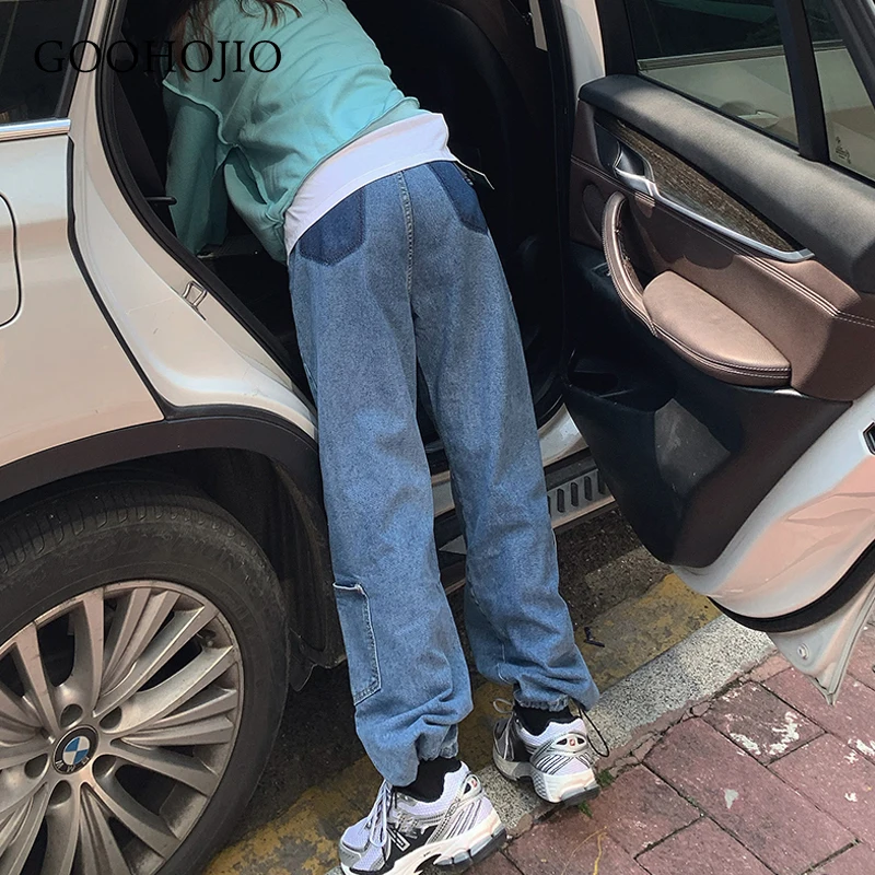 GOOHOJIO 2021 New Spring and Autumn All-match Trousers Women Loose Chic Women Jeans Fashionable Oversized Solid Pants for Women
GOOHOJIO 2021 New Spring and Autumn All-match Trousers Women Loose Chic Women Jeans Fashionable Oversized Solid Pants for Women