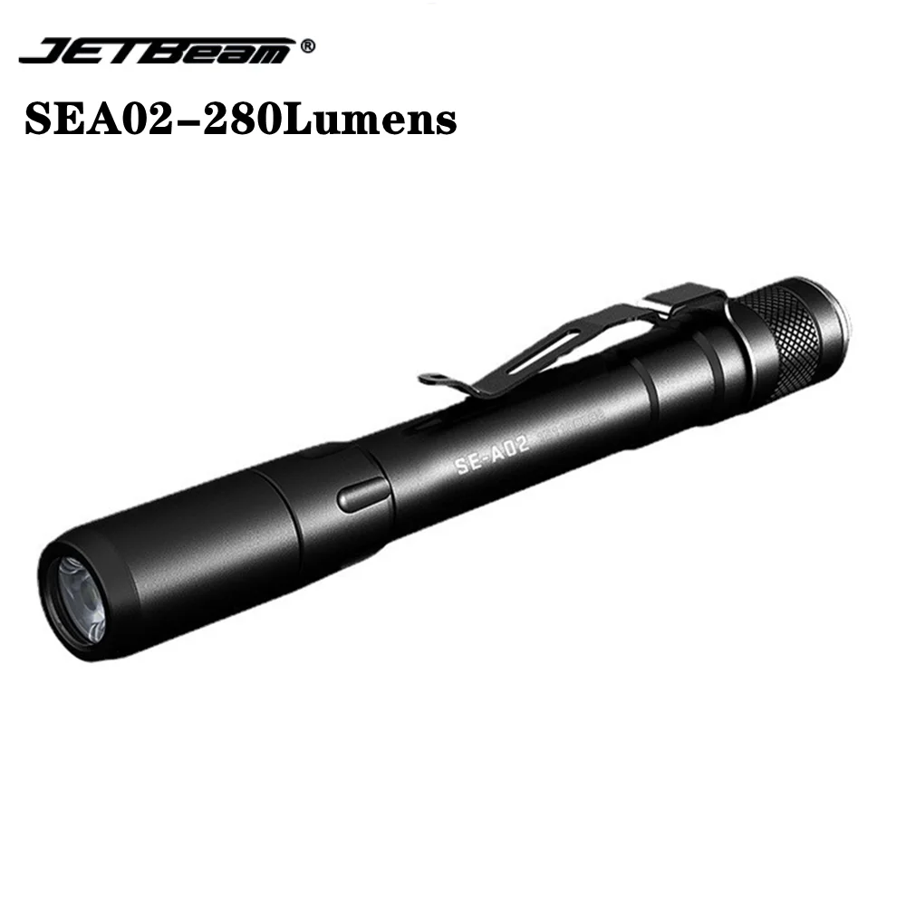 

JETBEAM SE-A02 Professional Medical Flashlight 280Lumen Use Cree XP-G LED Power By AAA Battery Tailcap Click