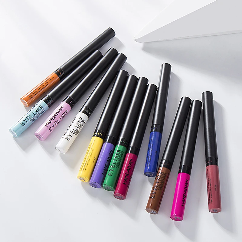 12 Colour Waterproof Matte Eye Cosmetics Shadow Eyeliner Long Lasting Sexy Charming Eye Liner Pen Hot molde maquillaje ojos
12 Colour Waterproof Matte Eye Cosmetics Shadow Eyeliner Long Lasting Sexy Charming Eye Liner Pen Hot molde maquillaje ojos