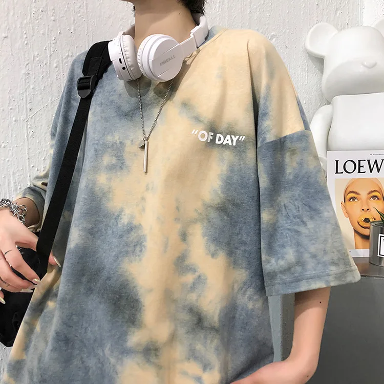 Korean tops tees album hip-hop print harajuku shirt Tie dye album clothes vintage punk tshirt feminina fashion Trend o-neck
Korean tops tees album hip-hop print harajuku shirt Tie dye album clothes vintage punk tshirt feminina fashion Trend o-neck