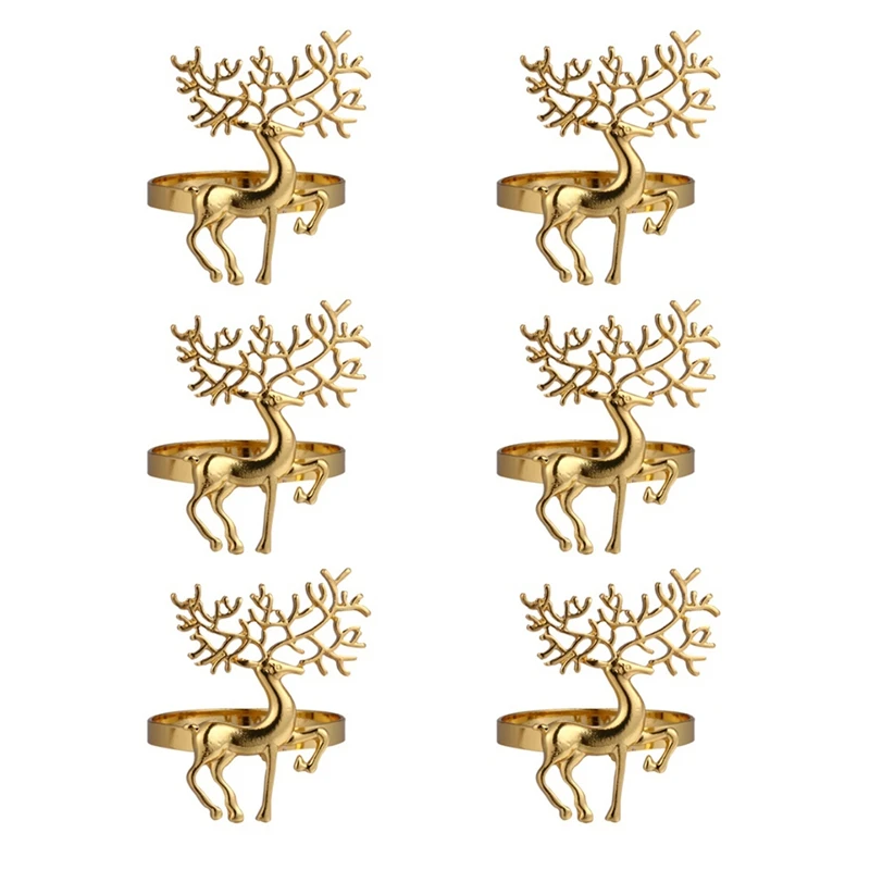 Christmas Decorations Napkin Ring Durable Delicate Deer Napkin Ring Holder For Restaurant Christmas Party Dinner
Christmas Decorations Napkin Ring Durable Delicate Deer Napkin Ring Holder For Restaurant Christmas Party Dinner