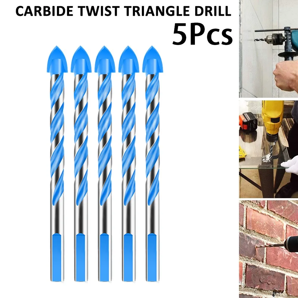 5pcs 3/4/5/6/7/8/10/12mm Carbide Triangle Drill Bits Marble Drilling Glass Tile Ceramic Drill Bit For Mirror Plastic Bricks
5pcs 3/4/5/6/7/8/10/12mm Carbide Triangle Drill Bits Marble Drilling Glass Tile Ceramic Drill Bit For Mirror Plastic Bricks