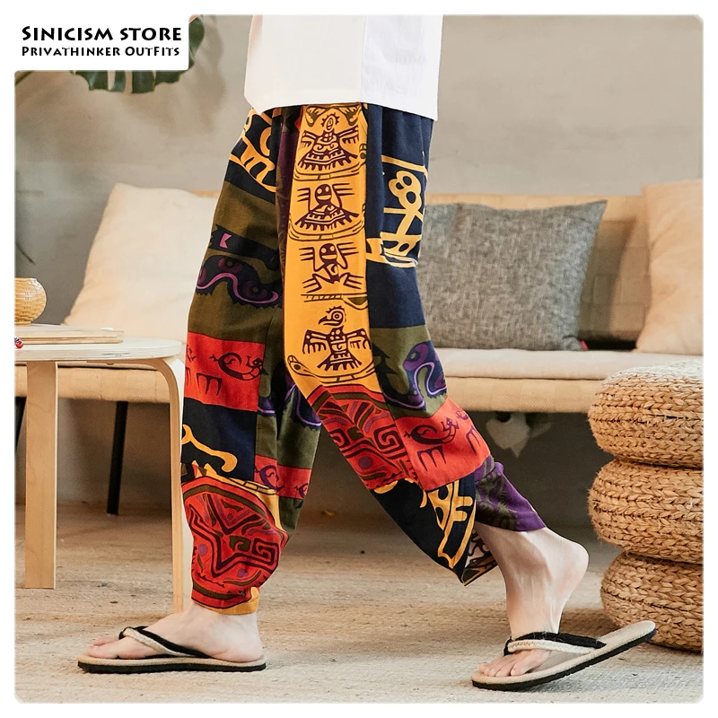 Sinicism Store Men Loose Harem Pants 2020 Autumn Chinese Style Mens Cotton And Linen Ankle-Length Pants Male 5XL Korean Pants 
Sinicism Store Men Loose Harem Pants 2020 Autumn Chinese Style Mens Cotton And Linen Ankle-Length Pants Male 5XL Korean Pants
