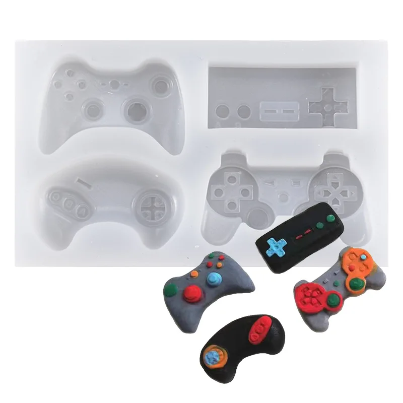 3d мультяшная игровая консоль, игровая ручка, модель самолета с дистанционным управлением, Пищевая силиконовая форма для помадки, оптовая пр...
3d мультяшная игровая консоль, игровая ручка, модель самолета с дистанционным управлением, Пищевая силиконовая форма для помадки, оптовая пр...