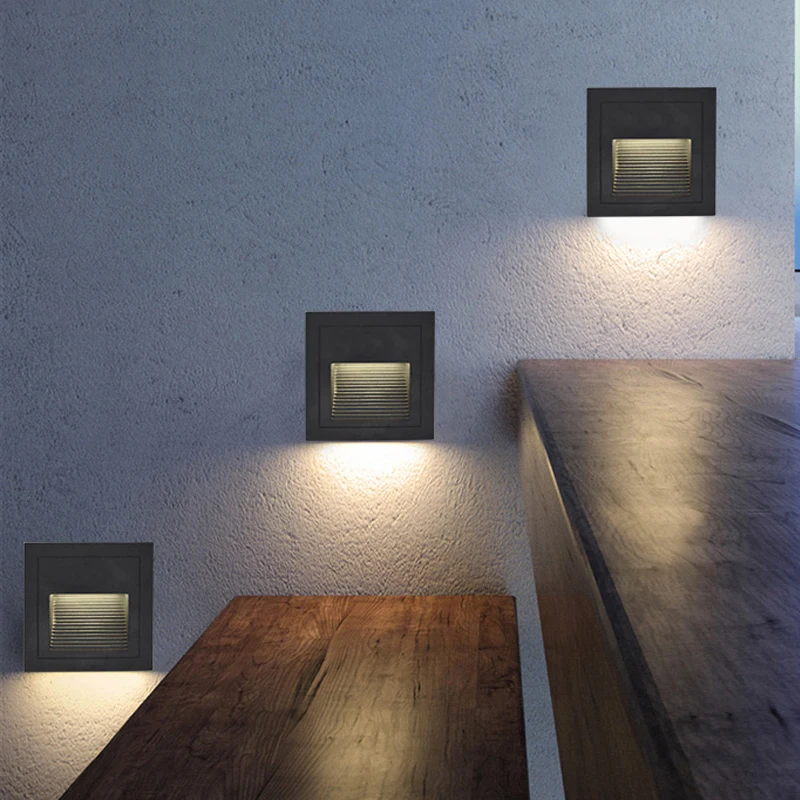 Waterproof LED Step Light Outdoor Embedded Stair Wall Corner Lamp Aluminum Recessed Stairway Hallway Staircase LED Footlight
Waterproof LED Step Light Outdoor Embedded Stair Wall Corner Lamp Aluminum Recessed Stairway Hallway Staircase LED Footlight