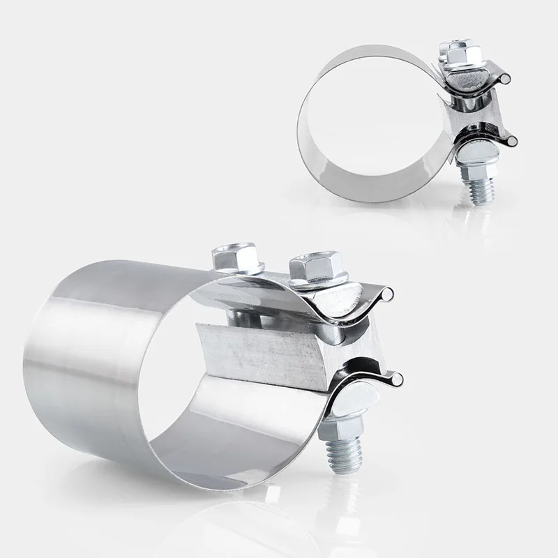 Tailpipes Muffler Clamp Universal Outlets Accessories Auto Stainless Steel | Автомобили и мотоциклы