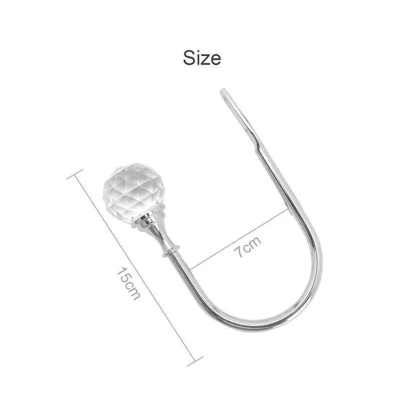 2pcs U-shaped Crystal Curtain Hook Modern Minimalist Wall Hook Metal Material Free Expansion Screw
2pcs U-shaped Crystal Curtain Hook Modern Minimalist Wall Hook Metal Material Free Expansion Screw
