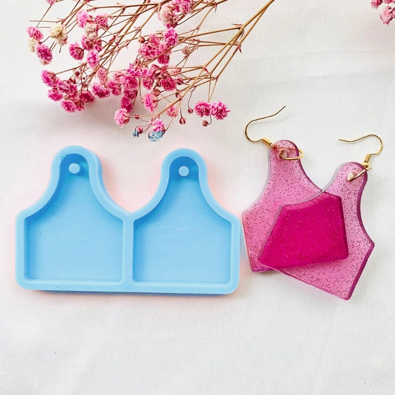 LXAE Silicone Mold Earring Pendant Keychain Mould With Hole Keyring Pendant DIY Craft
LXAE Silicone Mold Earring Pendant Keychain Mould With Hole Keyring Pendant DIY Craft