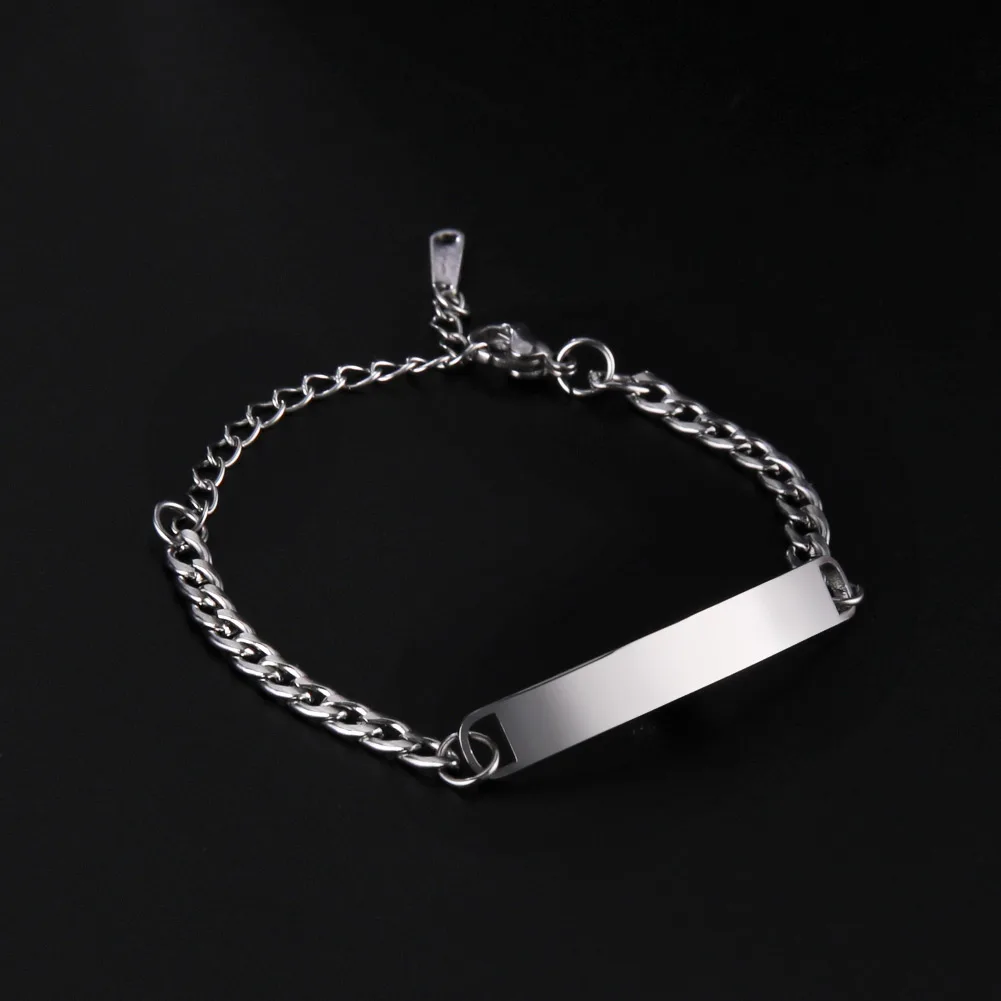 Customized Nameplate Bracelets Men Stainless Steel Cuban Chains Bracelet Jewelry On Hand Gifts For Man Engraving Name
Customized Nameplate Bracelets Men Stainless Steel Cuban Chains Bracelet Jewelry On Hand Gifts For Man Engraving Name