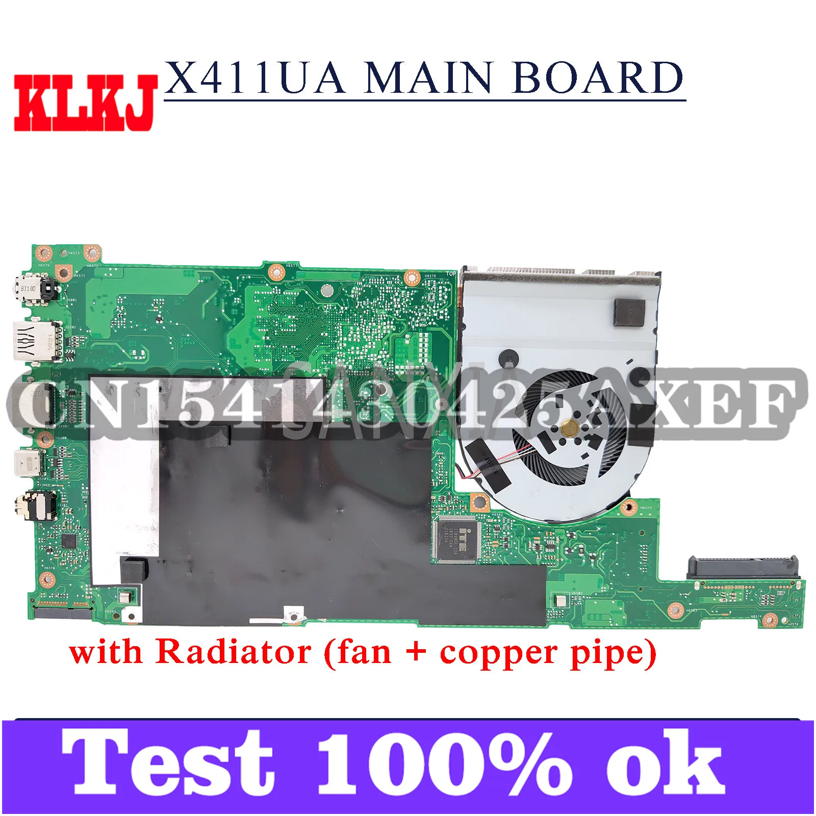 KLKJ X411UA Laptop Motherboard For ASUS VivoBook-14 X411UA X411UQ X411UN X411U S4200UQ S4200U Original Mainboard I7-8550U GM
KLKJ X411UA Laptop Motherboard For ASUS VivoBook-14 X411UA X411UQ X411UN X411U S4200UQ S4200U Original Mainboard I7-8550U GM