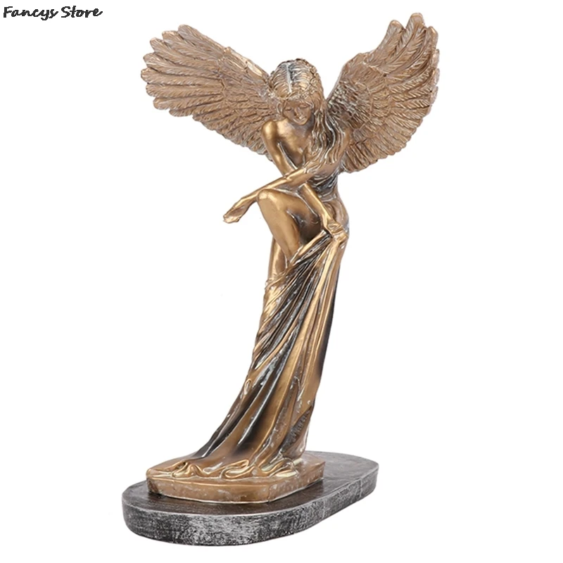 Angel Art Sculpture Resin Decoration Gold Bronze Redemption Angel Study Room Ornament Statue Art Goddess Luxury Garden Dec Retro
Angel Art Sculpture Resin Decoration Gold Bronze Redemption Angel Study Room Ornament Statue Art Goddess Luxury Garden Dec Retro