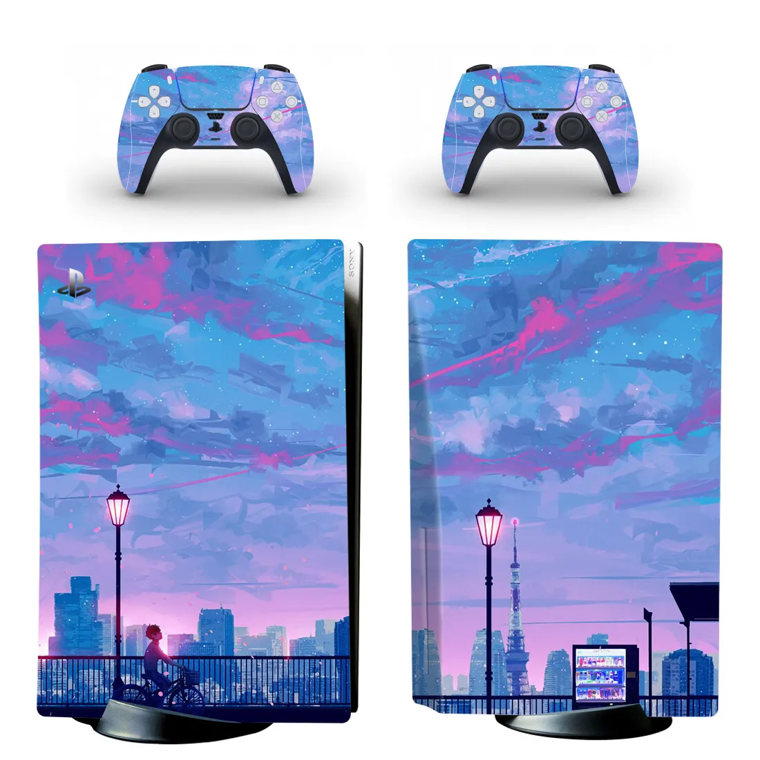 Anime Sky PS5 Digital Edition Skin Sticker Decal Cover for PlayStation 5 Console and Controllers PS5 Skin Sticker Vinyl
Anime Sky PS5 Digital Edition Skin Sticker Decal Cover for PlayStation 5 Console and Controllers PS5 Skin Sticker Vinyl