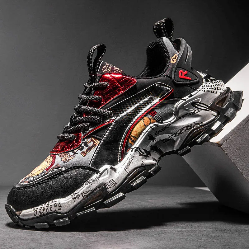 Men Sneakers Man Breathable Leather Stitching Men Running Shoes High Quality Platform Chunky Sport Shoes Outdoors Walking Shoes
Men Sneakers Man Breathable Leather Stitching Men Running Shoes High Quality Platform Chunky Sport Shoes Outdoors Walking Shoes