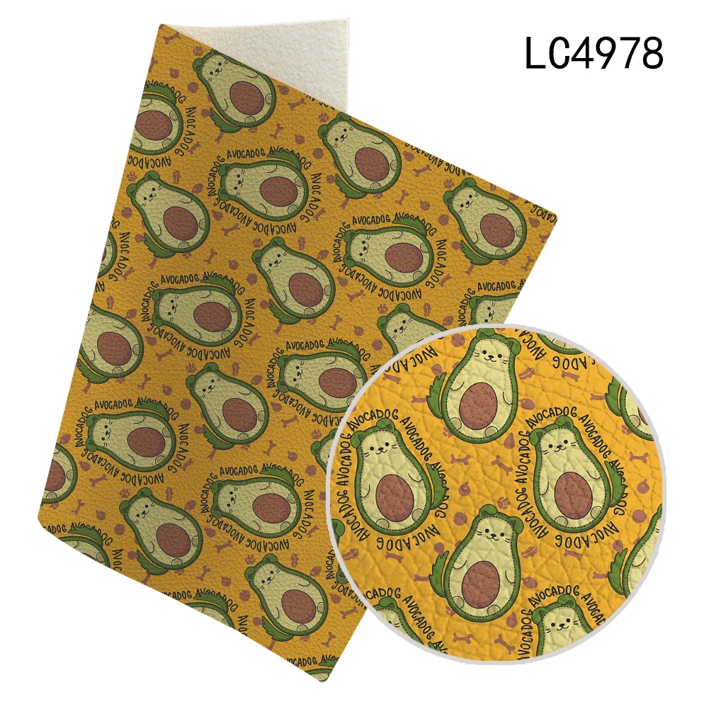 Faux PU Leather Fabric Sheet Litchi Avocado Fruit Pattern Printed PU Fabric For Hair Bow Phone Cover DIY Projects 30X136CM
Faux PU Leather Fabric Sheet Litchi Avocado Fruit Pattern Printed PU Fabric For Hair Bow Phone Cover DIY Projects 30X136CM