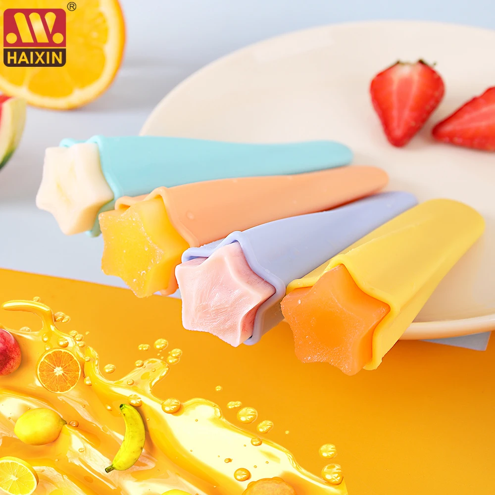 2021 Haixin Ice Popsicle Star Moulds Silicone Ice Pop Making with Lids for Cute Popsicle Snack OEM/ODM
2021 Haixin Ice Popsicle Star Moulds Silicone Ice Pop Making with Lids for Cute Popsicle Snack OEM/ODM
