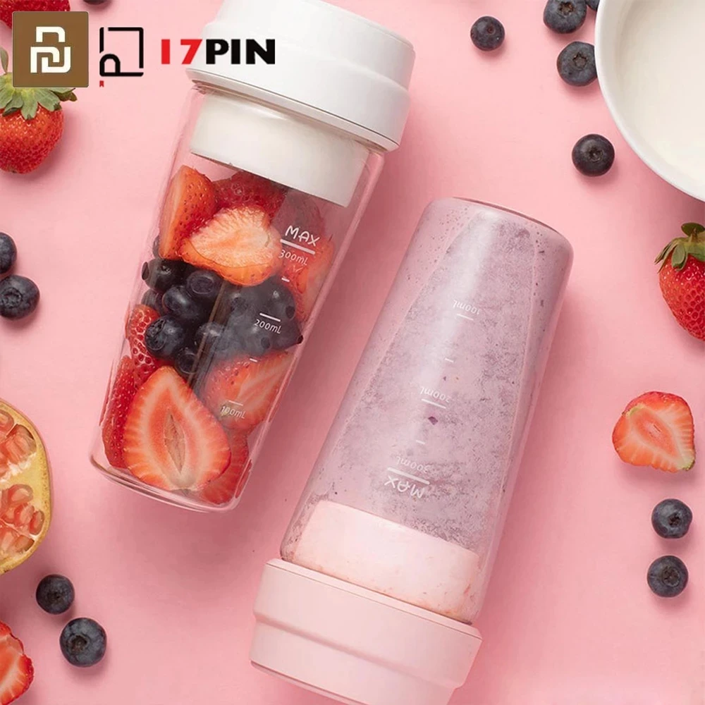 Youpin 17PIN Star Fruit Cup Portable Blender Mini Juicer Mixer Food Processor 400ML Magnetic charging Seconds Quick Juice
Youpin 17PIN Star Fruit Cup Portable Blender Mini Juicer Mixer Food Processor 400ML Magnetic charging Seconds Quick Juice