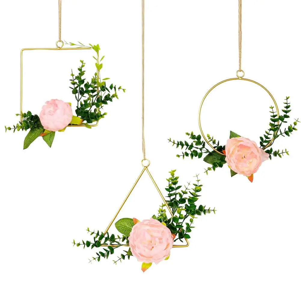Metal Floral Hoop Wreath Artificial Sunflower Garland Gold Geometric Floral Hoop For Home Wedding Birthday Party Decor Garland
Metal Floral Hoop Wreath Artificial Sunflower Garland Gold Geometric Floral Hoop For Home Wedding Birthday Party Decor Garland