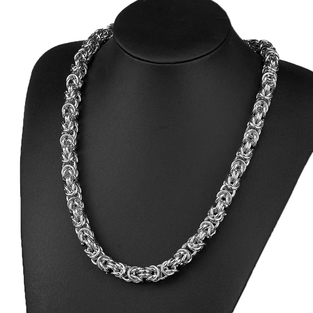 10mm 7-40inch Hip Hop 316L Stainless Steel Byzantine Box Link Chain Necklace Jewelry 7-40inch
10mm 7-40inch Hip Hop 316L Stainless Steel Byzantine Box Link Chain Necklace Jewelry 7-40inch