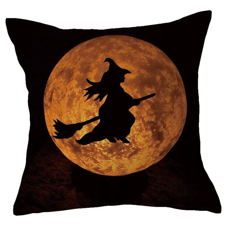 

2pcs/set Funny Pumpkin Pattern Cushion Cover Pillow Case for Living Room Home Textile Halloween Festival Decorated Pillowcase