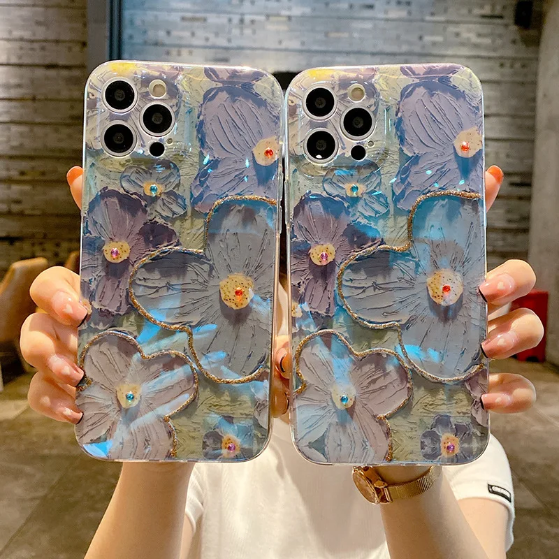 Blu-ray oil painting purple flower iphone11 mobile phone case iphone12 silicone 12promax simple 7p
Blu-ray oil painting purple flower iphone11 mobile phone case iphone12 silicone 12promax simple 7p