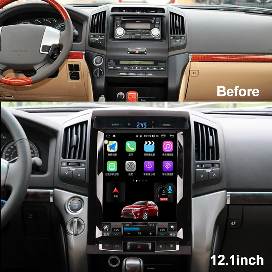 

Автомобильный GPS-навигатор, 6 + 128 ГБ, 12,1 дюйма, Android, для TOYOTA LAND CRUISER LC200 2008-15, радио, головное устройство, мультимедийный видеоплеер