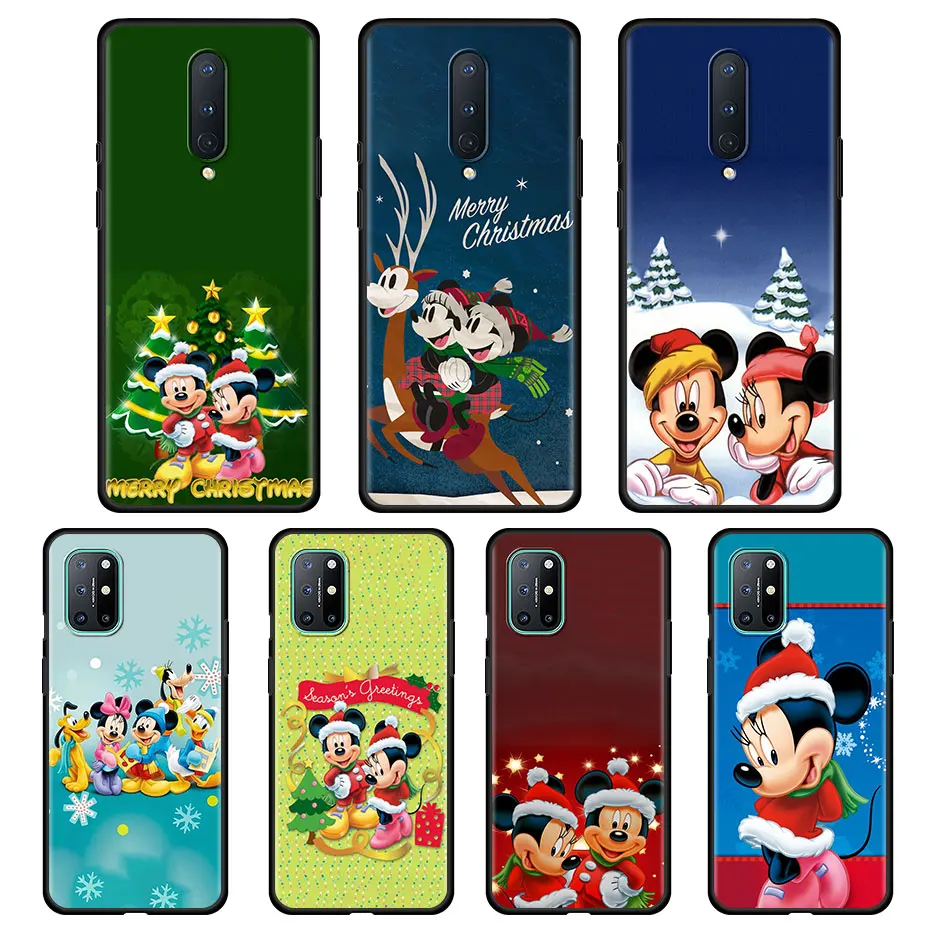 Чехол для OnePlus 8T 7 Pro 9 Nord 2, чехол с изображением Диснея Микки Мауса и Рождества, черный мягкий чехол
Чехол для OnePlus 8T 7 Pro 9 Nord 2, чехол с изображением Диснея Микки Мауса и Рождества, черный мягкий чехол