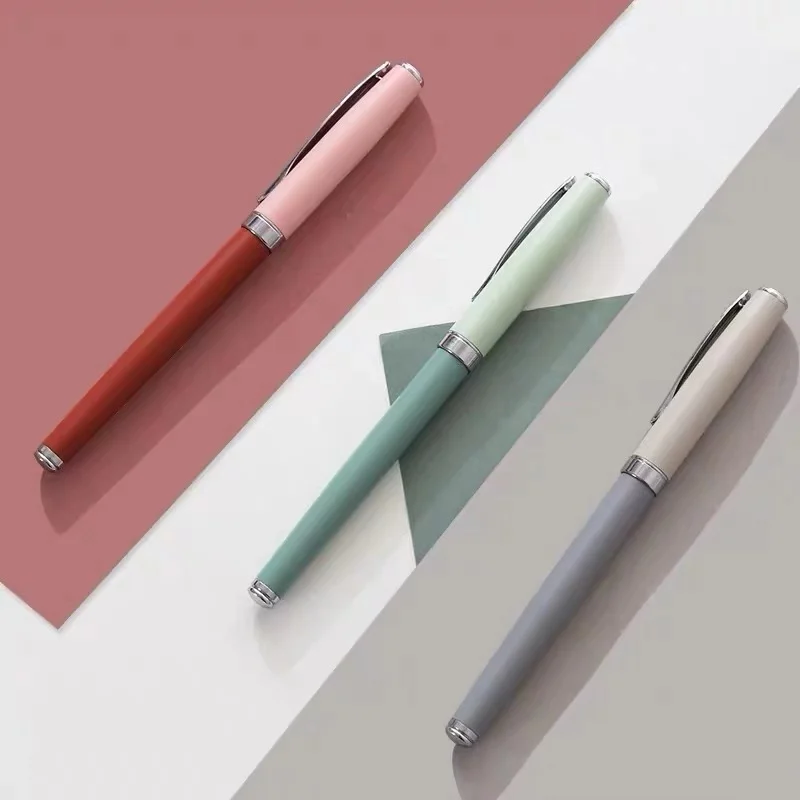 Rotating ink metal fountain pen Imported from Germany special writing tools high-grade exquisite gift set for students
Rotating ink metal fountain pen Imported from Germany special writing tools high-grade exquisite gift set for students