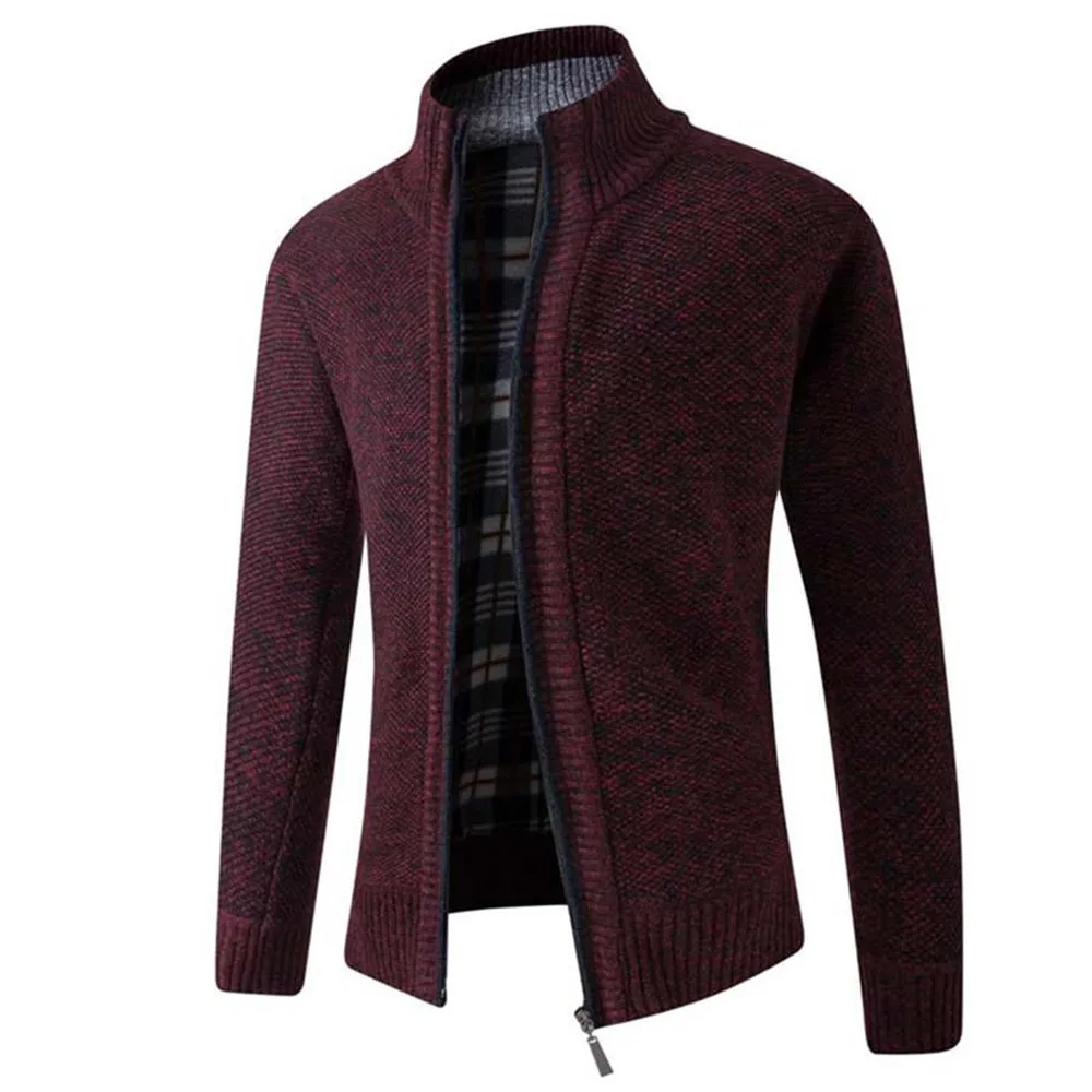 Jacketf for Men Solid Color Stand Collar Winter Coat Full Zip Warm Cardigan Outdoor Sport Casual Jacket Mens Clothing Coat
Jacketf for Men Solid Color Stand Collar Winter Coat Full Zip Warm Cardigan Outdoor Sport Casual Jacket Mens Clothing Coat