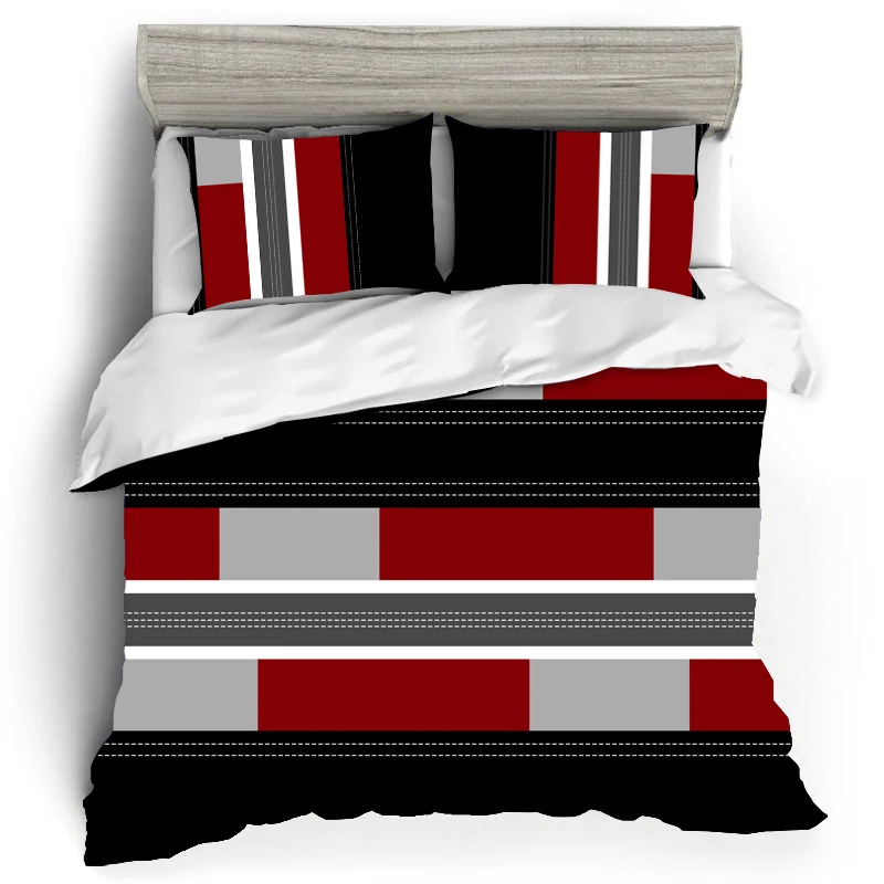 Geometric Creative Pattern Comforter Bedding Sets 3D king Size Bedding Set Luxury Single Bedclothes For Summer Bed Sheets
Geometric Creative Pattern Comforter Bedding Sets 3D king Size Bedding Set Luxury Single Bedclothes For Summer Bed Sheets