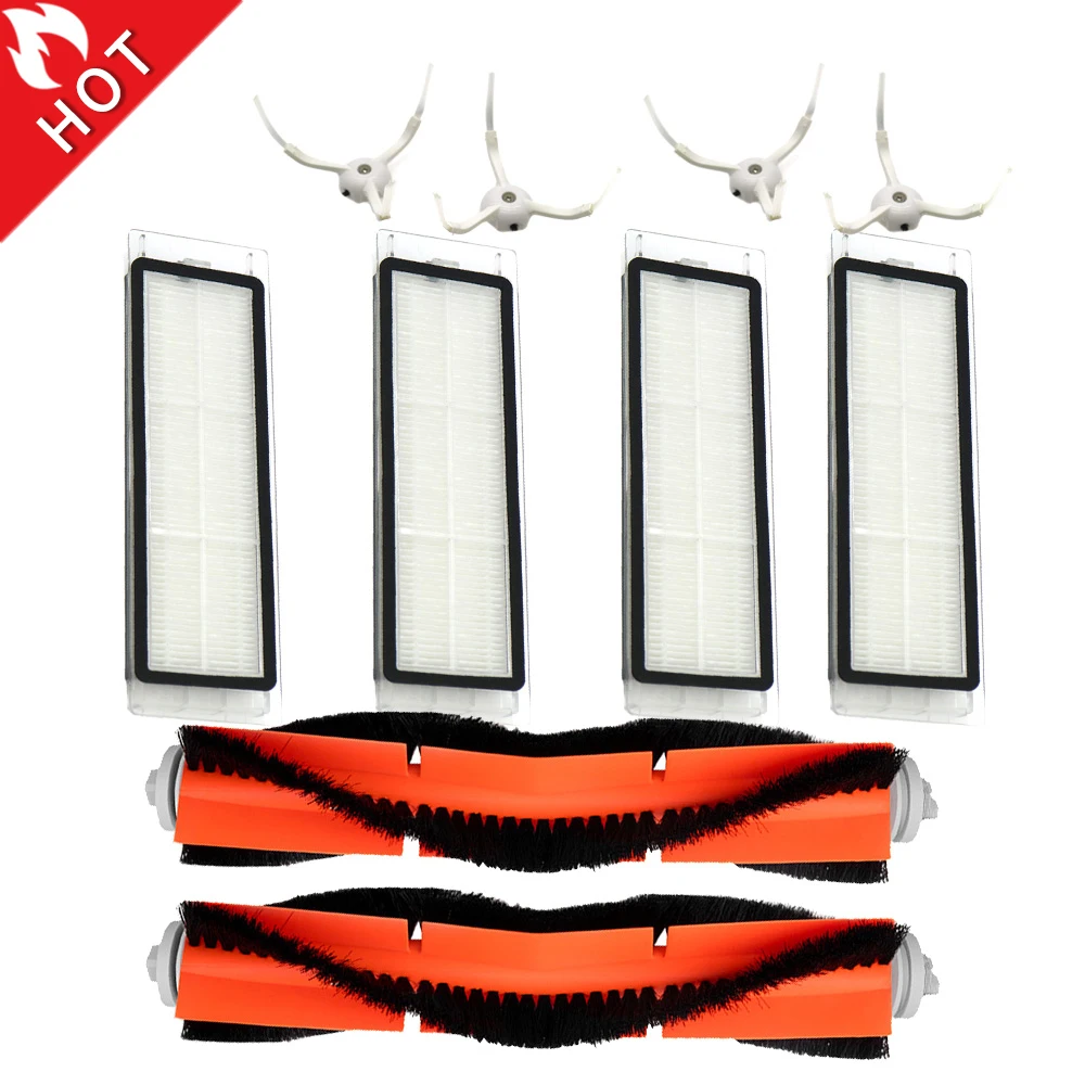 4 HEPA Filter + 4 Side Brush + 2 Main Brush for Xiaomi MI Robot Vacuum 2 Roborock S50 Vacuum Cleaner Parts Accessories
4 HEPA Filter + 4 Side Brush + 2 Main Brush for Xiaomi MI Robot Vacuum 2 Roborock S50 Vacuum Cleaner Parts Accessories