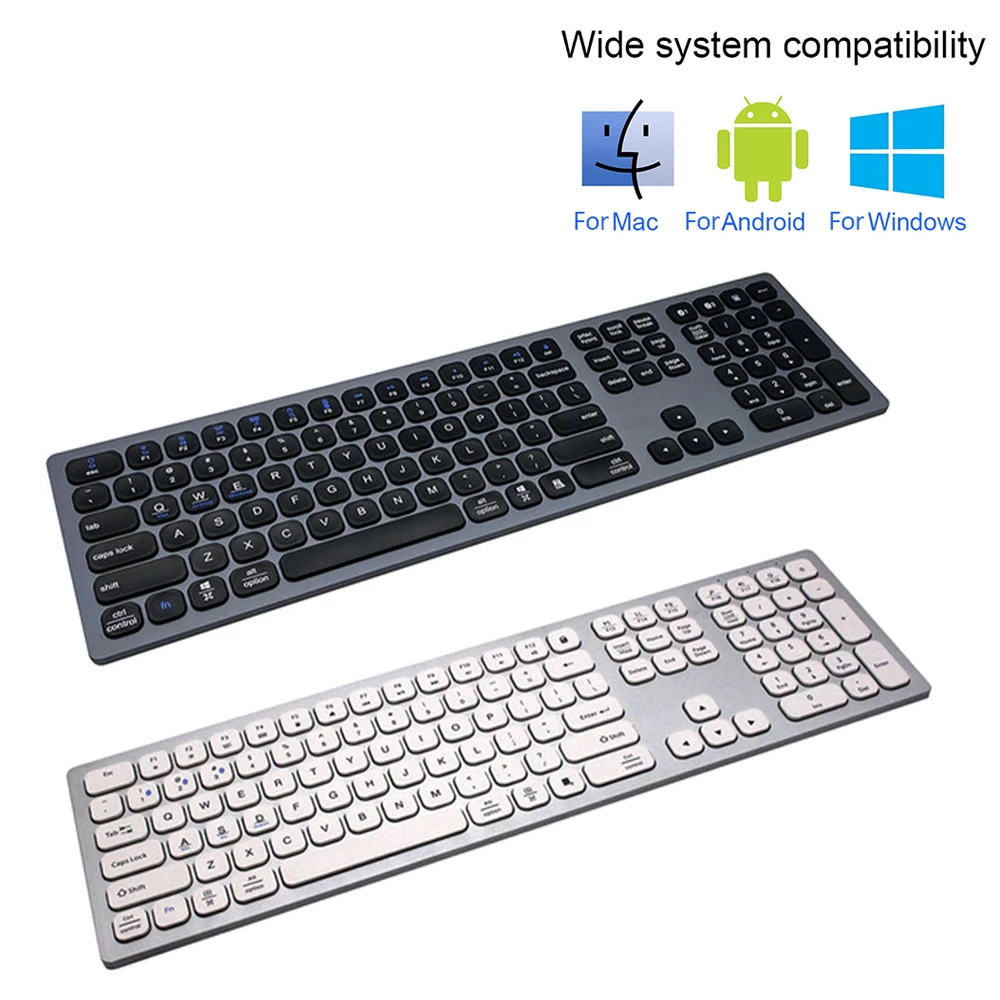 BK9803 Bluetooth Keyboard Type-C Rechargeable Wireless 110-Key Keyboard for MacOS Smartphone Tablet Support Android Windows
BK9803 Bluetooth Keyboard Type-C Rechargeable Wireless 110-Key Keyboard for MacOS Smartphone Tablet Support Android Windows