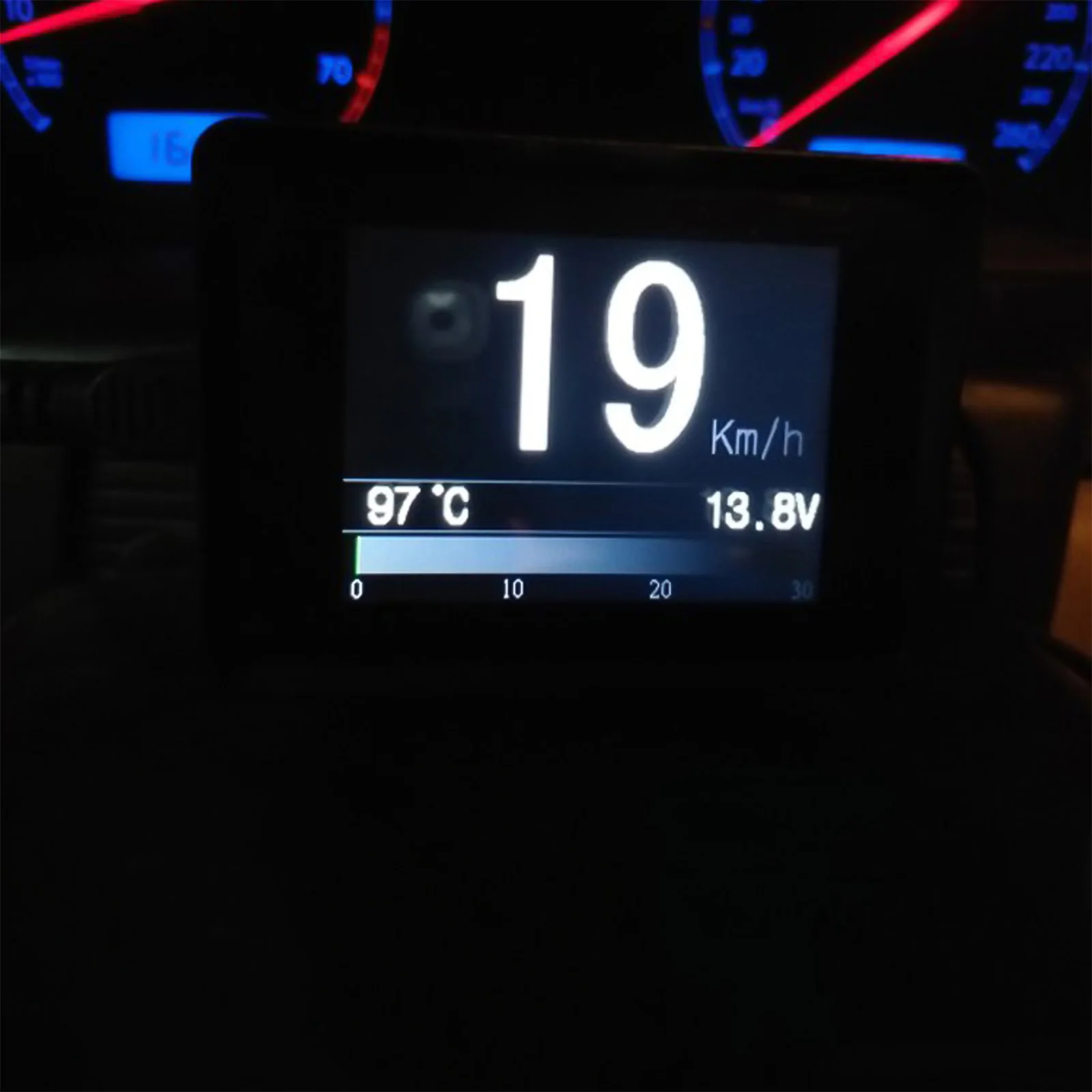 Car Digital Computer OBDII HUD Head-Up Display Multi-Function Trip Display Voltage Speed Fuel Consumption Temperature Gauge
Car Digital Computer OBDII HUD Head-Up Display Multi-Function Trip Display Voltage Speed Fuel Consumption Temperature Gauge