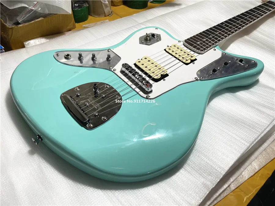 High quality inheriting classic jazz electric guitar surfing green can be customized free shipping on request
High quality inheriting classic jazz electric guitar surfing green can be customized free shipping on request