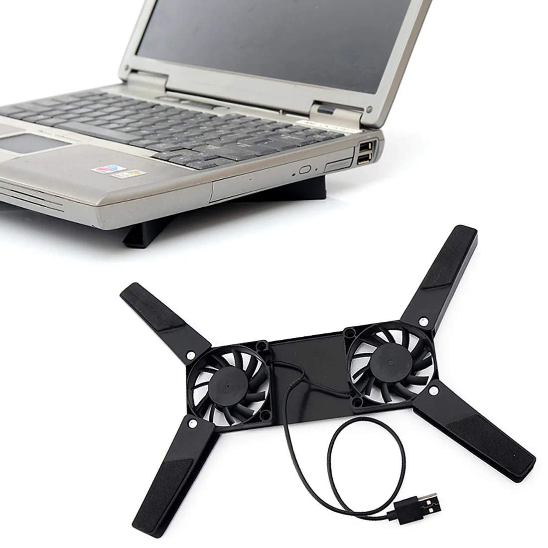 Fashion Portable Slim Smart USB Fan Laptop Cooling Pad 2 Fans Cooler Plug Play for Notebook PC Laptop Computer Peripherals
Fashion Portable Slim Smart USB Fan Laptop Cooling Pad 2 Fans Cooler Plug Play for Notebook PC Laptop Computer Peripherals