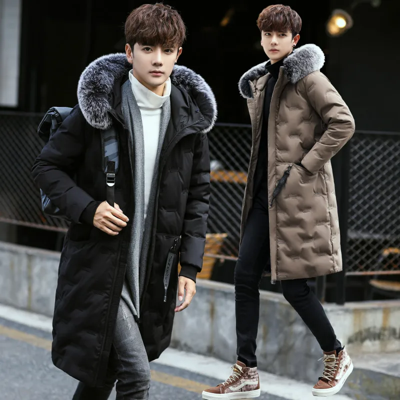 YASUGUOJI New 2019 Men Warm Jacket Cotton Winter Padded Coat Classic Fashion Fur Hooded Long Jacket Men Thicken Parkas Male
YASUGUOJI New 2019 Men Warm Jacket Cotton Winter Padded Coat Classic Fashion Fur Hooded Long Jacket Men Thicken Parkas Male